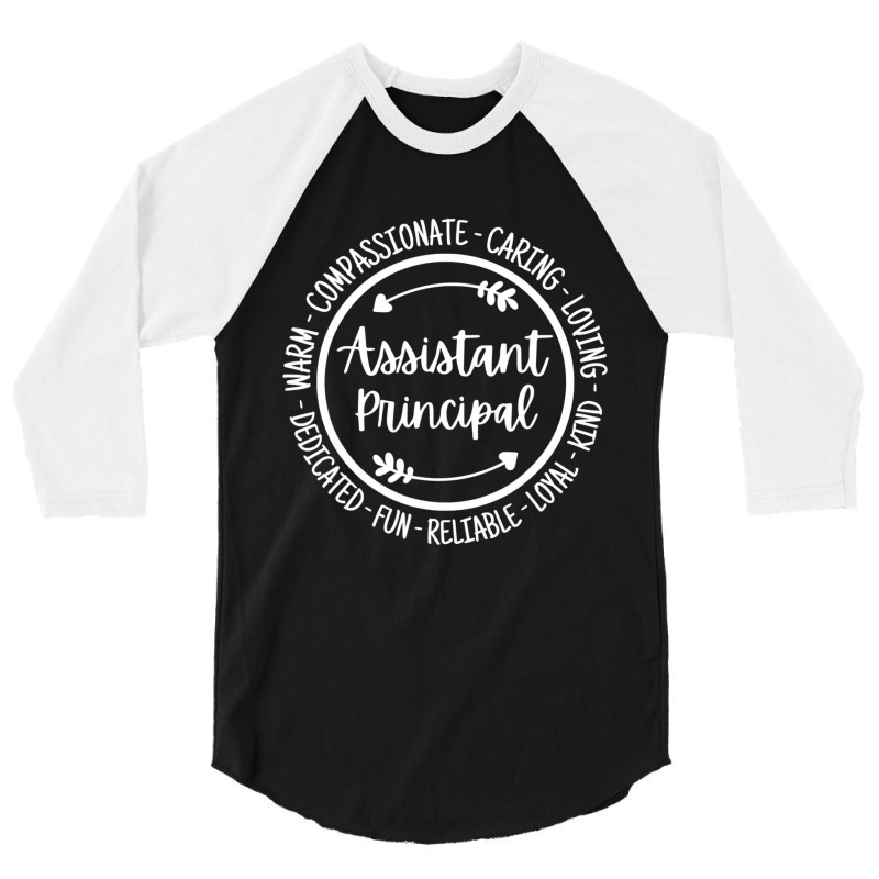 Assistant Principal Vice School Principal Appreciation 3/4 Sleeve Shirt by cm-arts | Artistshot