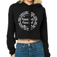 Assistant Principal Vice School Principal Appreciation Cropped Hoodie | Artistshot