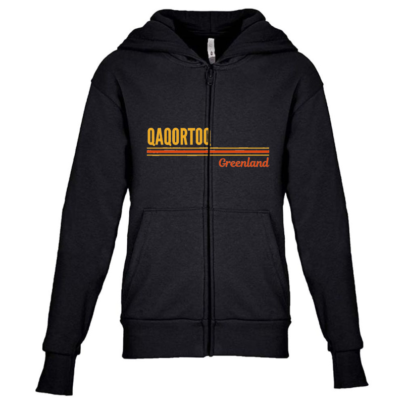 Qaqortoq Greenland Youth Zipper Hoodie | Artistshot