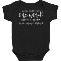 Womens Speech Language Pathology Gift For Speech Therapist V Neck T Sh Baby Bodysuit | Artistshot