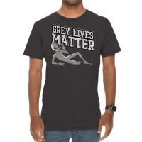 Grey Lives Matter Creepy Ufo Space Alien Vintage T-shirt | Artistshot