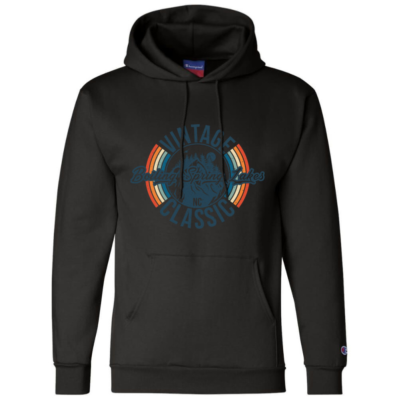 I Love Boiling Spring Lakes North Carolina Retro Vintage Classic Limit Champion Hoodie by hardrollsjudo | Artistshot