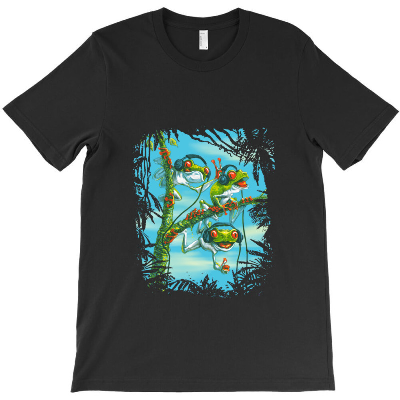 Tree Frog Trio Chillin' T-shirt | Artistshot