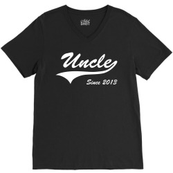 Uncle Since 2013 V-Neck Tee | Artistshot