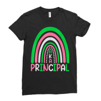 Principals Cute Rainbow Aka Principal Funny T Shirt Ladies Fitted T-shirt | Artistshot