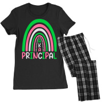 Principals Cute Rainbow Aka Principal Funny T Shirt Women's Pajamas Set | Artistshot