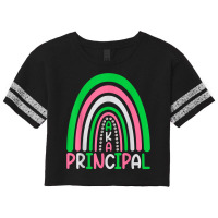 Principals Cute Rainbow Aka Principal Funny T Shirt Scorecard Crop Tee | Artistshot