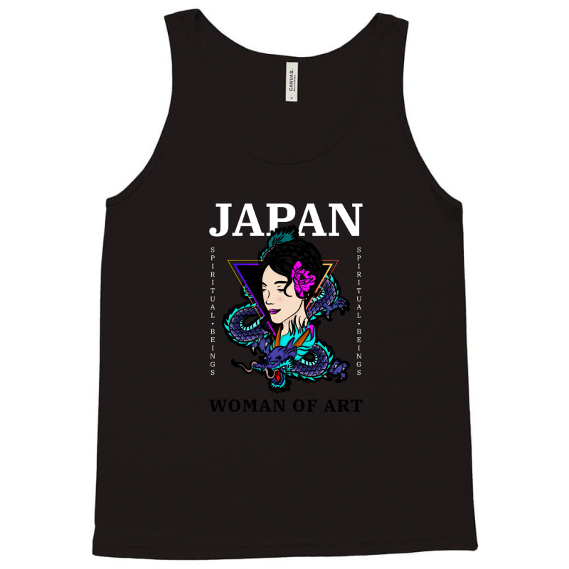 Japan - Woman Of Art Tank Top by KevinFernandez | Artistshot