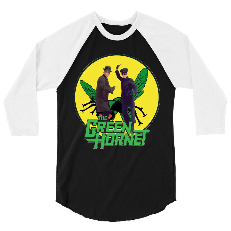 Funny Green Hornet 3/4 Sleeve Shirt | Artistshot