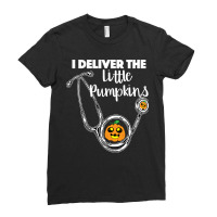 Obgyn Halloween I Deliver The Little Pumpkins Ladies Fitted T-shirt | Artistshot