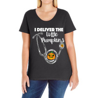 Obgyn Halloween I Deliver The Little Pumpkins Ladies Curvy T-shirt | Artistshot