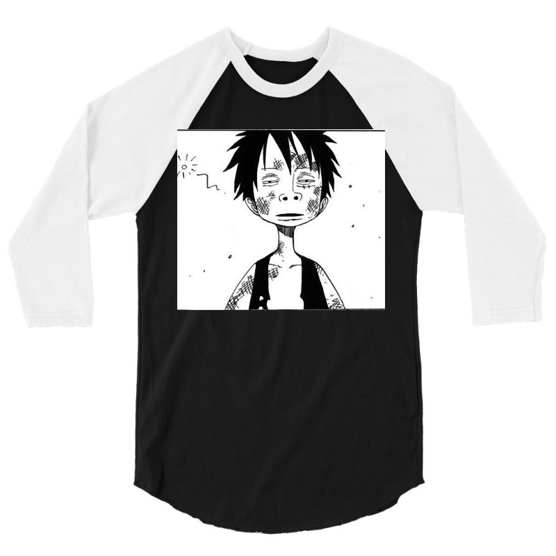 Funny Luffy 3/4 Sleeve Shirt | Artistshot