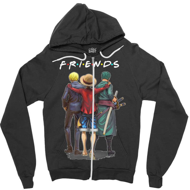 Funny One Piece Friends Classic Zipper Hoodie | Artistshot