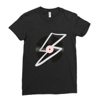 Lightning Bolt Record - Pastel Ladies Fitted T-shirt | Artistshot