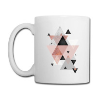 Geometric Compilation In Rose Gold And Blush Pink Coffee Mug | Artistshot