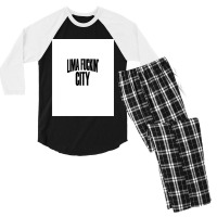 Lima Fuckin 'city. Men's 3/4 Sleeve Pajama Set | Artistshot