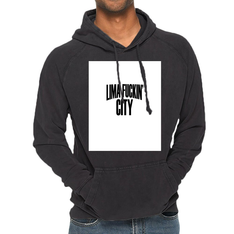 Lima Fuckin 'city. Vintage Hoodie by cm-arts | Artistshot