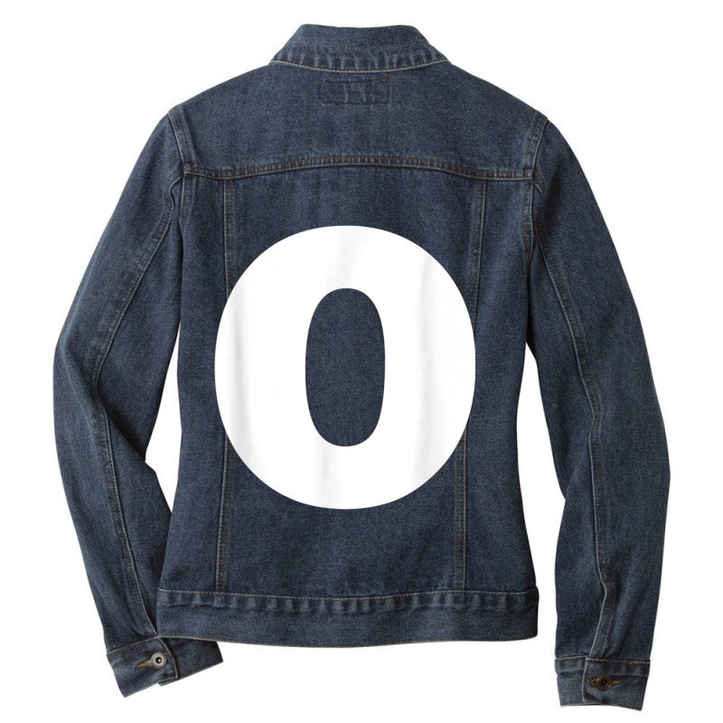 Letter O Capital Alphabet Monogram Initial Ladies Denim Jacket by TiffaneyAitchison | Artistshot