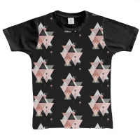 Geometric Compilation In Rose Gold And Blush Pink Graphic Youth T-shirt | Artistshot