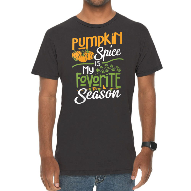 Womens Pumpkin Pie Spice Autumn Spring Fall Season Men & Women V Neck Vintage T-shirt | Artistshot