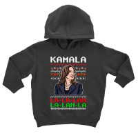 Santa Kamala Ugly Christmas Sweater Meme Kamalalala Toddler Hoodie | Artistshot