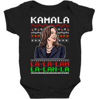 Santa Kamala Ugly Christmas Sweater Meme Kamalalala Baby Bodysuit | Artistshot