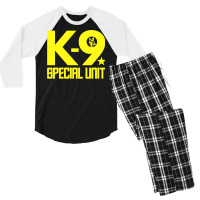 K 9 Special Unit Canine Unit Malinois Long Sleeve T Shirt Men's 3/4 Sleeve Pajama Set | Artistshot