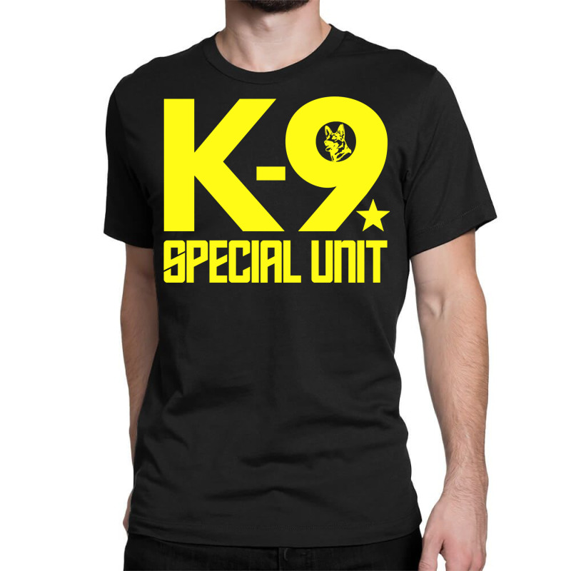 K 9 Special Unit Canine Unit Malinois Long Sleeve T Shirt Classic T-shirt by pofijinashu | Artistshot