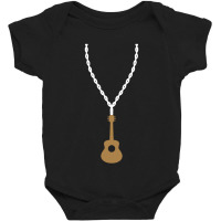 Collana D'oro Chitarrista Chitarra Baby Bodysuit | Artistshot