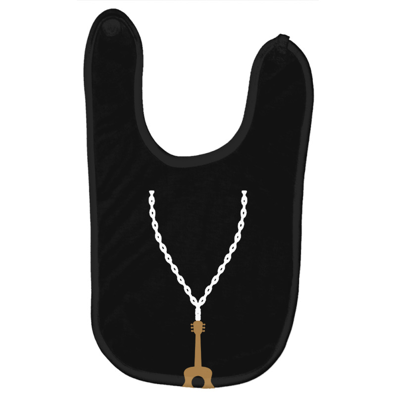 Collana D'oro Chitarrista Chitarra Baby Bibs by DJ Art | Artistshot