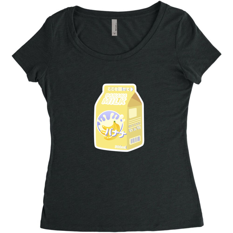 Banana Milk   Korean Drink Women's Triblend Scoop T-shirt by GaryStahl | Artistshot