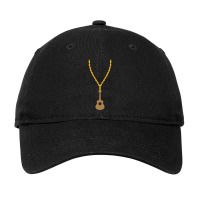 Collana D'oro Chitarrista Chitarra Adjustable Cap | Artistshot