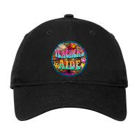 Western Groovy Teachers Aide Adjustable Cap | Artistshot