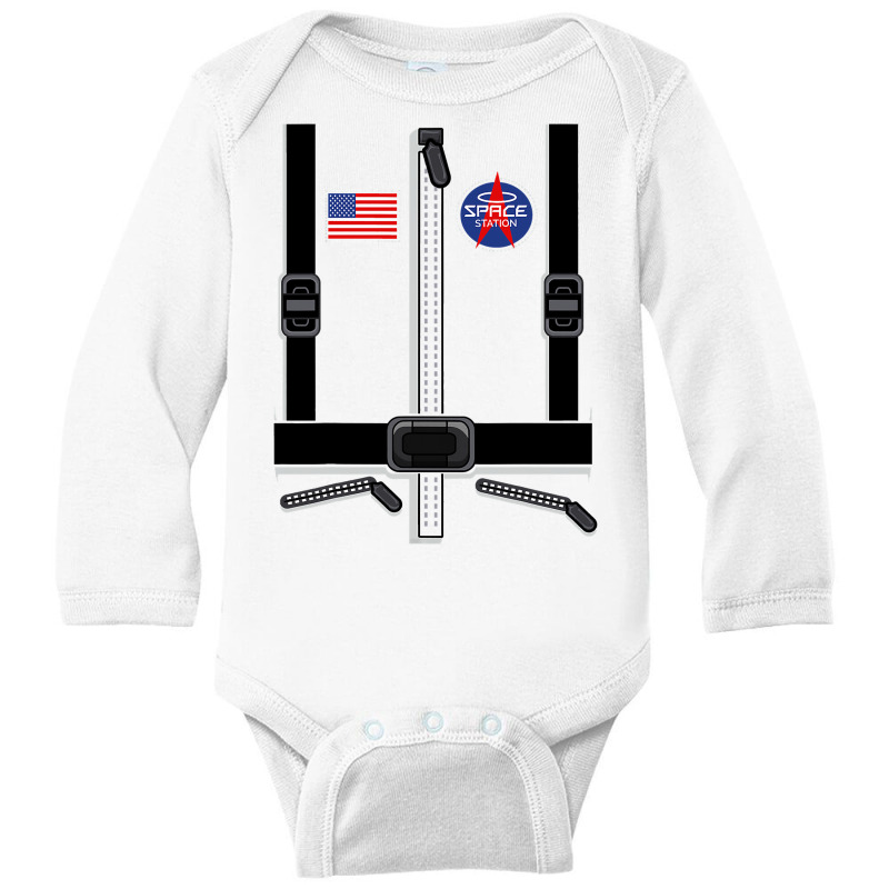 Astronaut Costume For Kids Men Women Space Suit Long Sleeve Baby Bodysuit | Artistshot