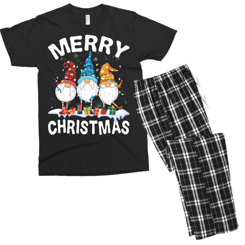 Merry Christmas Gnomes Squad Xmas Gnome Lover Cute Gnomies Sweatshirt Men's T-shirt Pajama Set | Artistshot