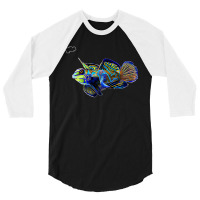 Mandarin Goby Dragonet Saltwater Reef Aquarium Fish Tank Premium 3/4 Sleeve Shirt | Artistshot