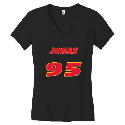 Jones Women's V-neck T-shirt Designed By Elizabetherickson
