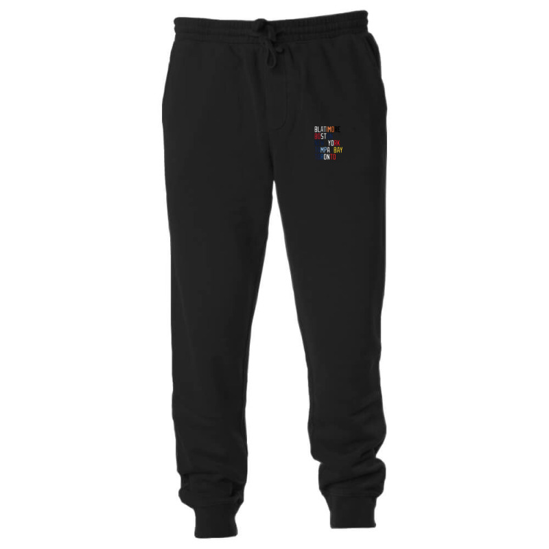 Al East Team Locations And Colors 1 Unisex Jogger by PamelaSherrard | Artistshot