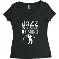 Jazz Is A State Of Mind Women's Triblend Scoop T-shirt | Artistshot