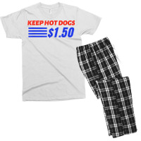 Keep Hot Dogs $1.50 T Shirt Men's T-shirt Pajama Set | Artistshot