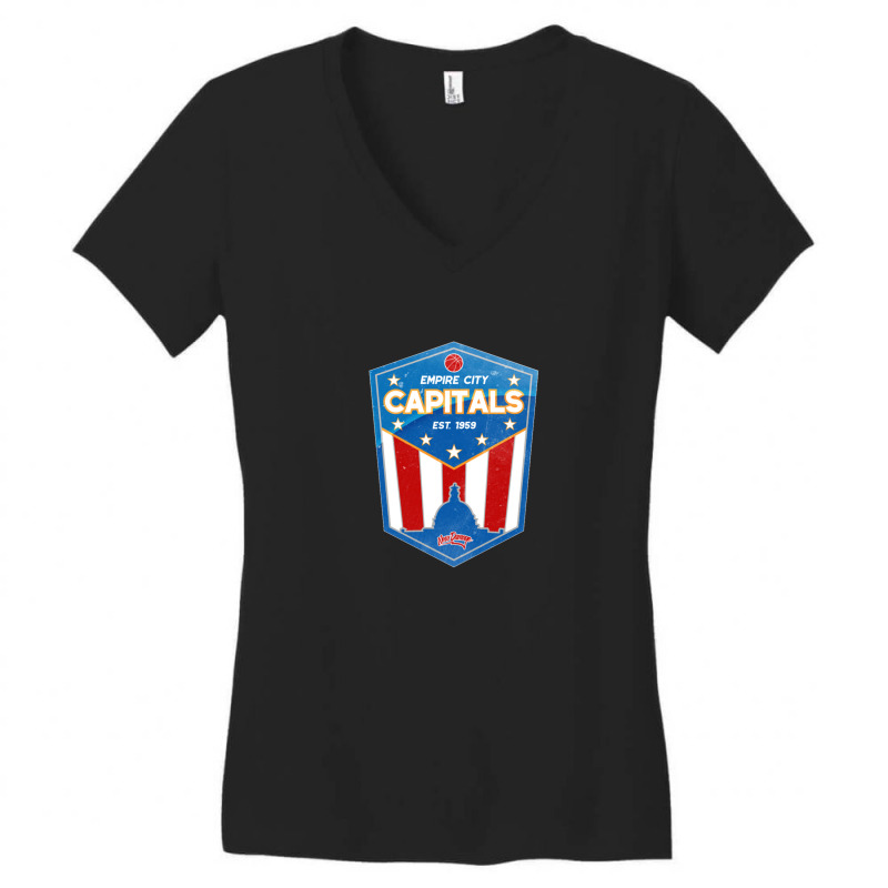 Empire City Capitals Basketball Women's V-Neck T-Shirt by cm-arts | Artistshot