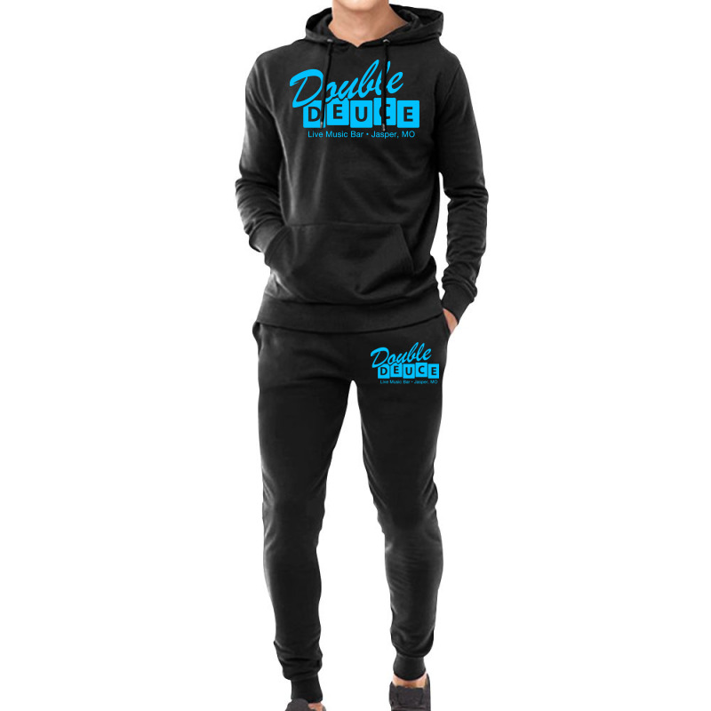 Retro 80s Double Deuce Roadhouse Sweatshirt Hoodie & Jogger set by cm-arts | Artistshot