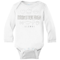 Monster High   Alumni Dead Luxe T Shirt Long Sleeve Baby Bodysuit | Artistshot