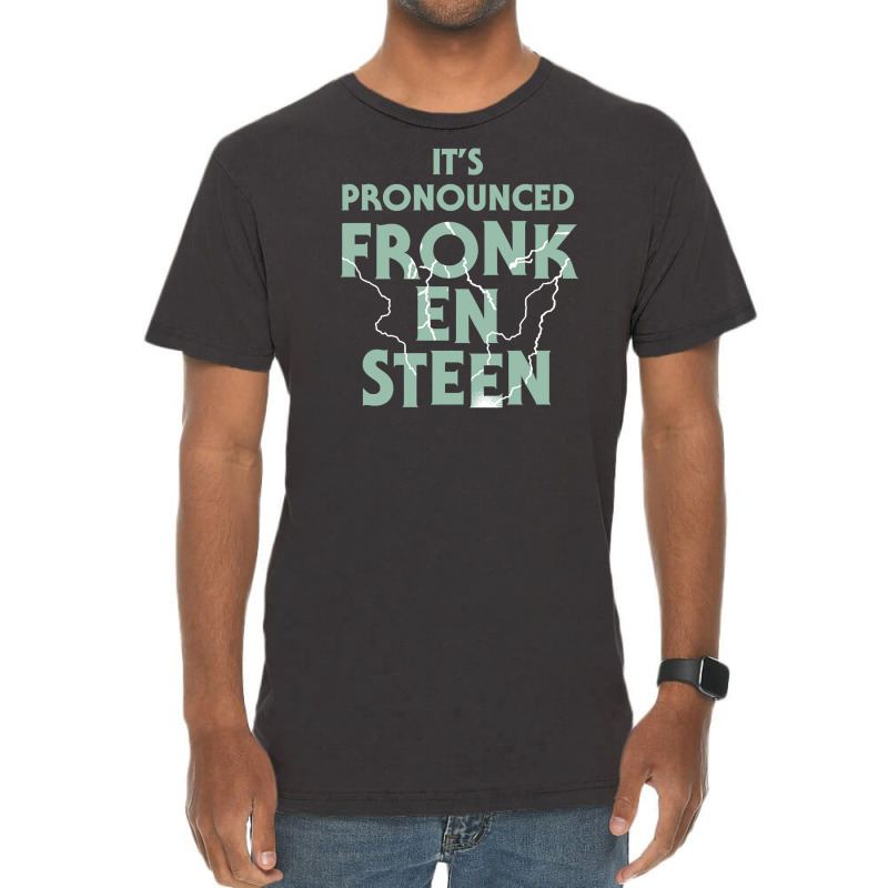 It's Pronounced Fronk En Steen Funny Novelty Men Owmen Pullover Hoodie Vintage T-shirt | Artistshot