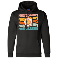 Montessori Teacher Daisy Colorful T Shirt Champion Hoodie | Artistshot