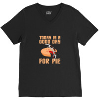 Klingon Pie V-neck Tee | Artistshot