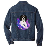 Cavalier King Charles Spaniel Magical Cavalier King Charles Spaniel An Men Denim Jacket | Artistshot