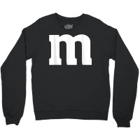 Letter M Simple Lazy Halloween Costume Party Men Women T Shirt Crewneck Sweatshirt | Artistshot