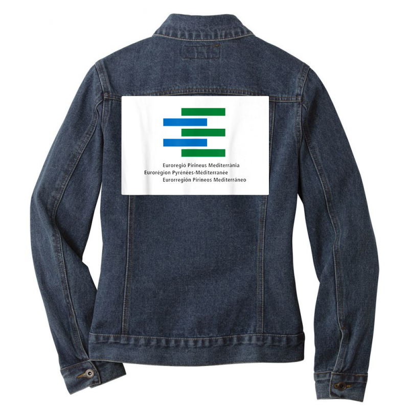 Royal Commonwealth Society Flag Ladies Denim Jacket by Sombre | Artistshot