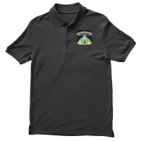 Ancient Astronaut Egyptian Pyramid Alien Conspiracy Theory Men's Polo Shirt | Artistshot